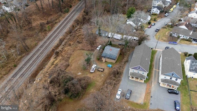 drone / aerial view featuring a residential view