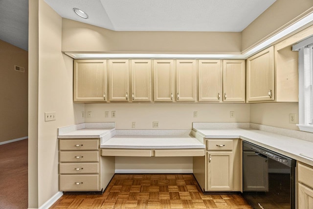 127 Emerald Dr, Harrisonburg, VA 22801 - kitchen featuring dishwasher, light countertops, baseboards, and recessed lighting