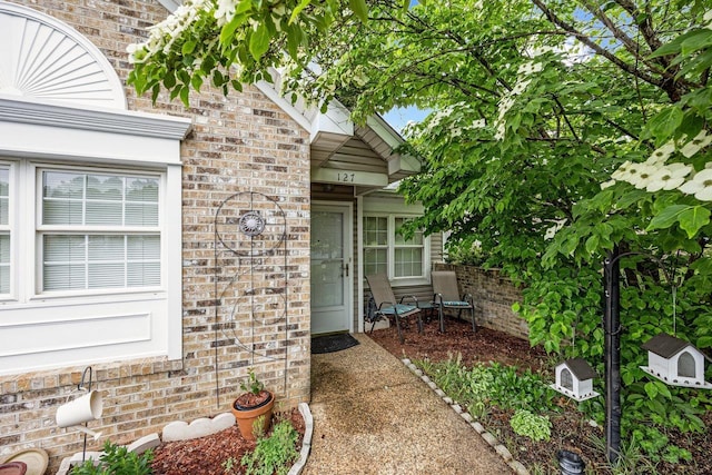 127 Emerald Dr, Harrisonburg, VA 22801 - doorway to property with brick siding