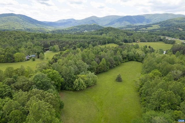 7122 Harris Mountain Ln, Dyke, VA 22935 - drone / aerial view of mountains