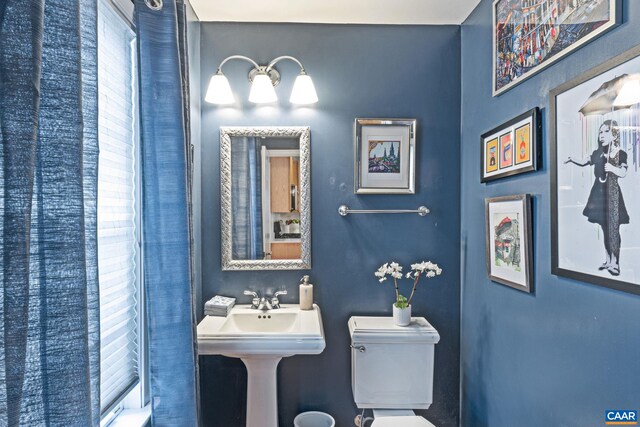 bathroom with toilet