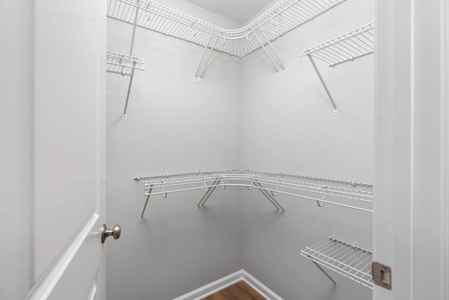 121 Lake View Cir, Waynesboro, VA 22980 - spacious closet featuring wood finished floors