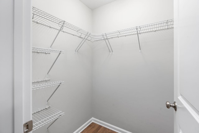 121 Lake View Cir, Waynesboro, VA 22980 - spacious closet with dark wood-style flooring
