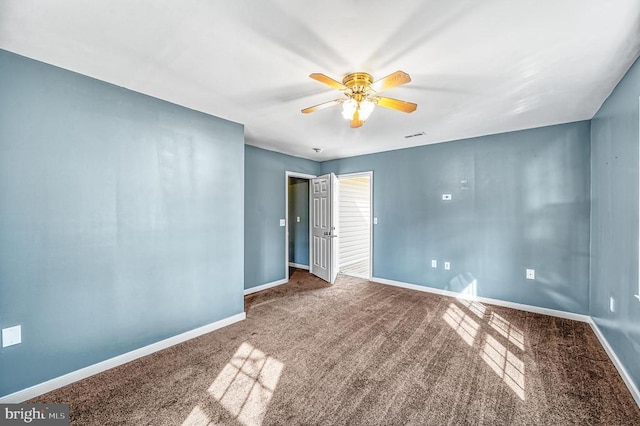 135 Bluewater Blvd S, Mineral, VA 23117 - unfurnished bedroom featuring carpet flooring, baseboards, and ceiling fan