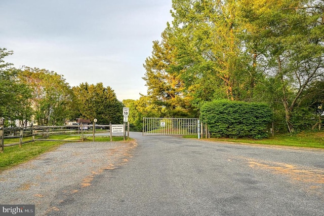 135 Bluewater Blvd S, Mineral, VA 23117 - view of asphalt street with a gate