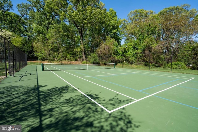  - view of tennis court
