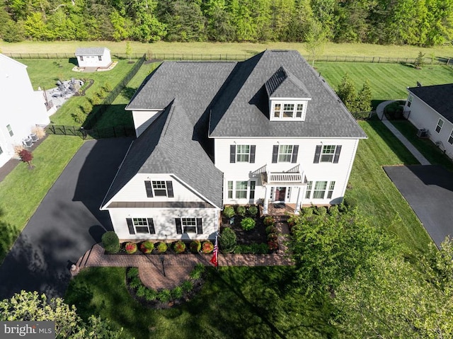  - view from above of property