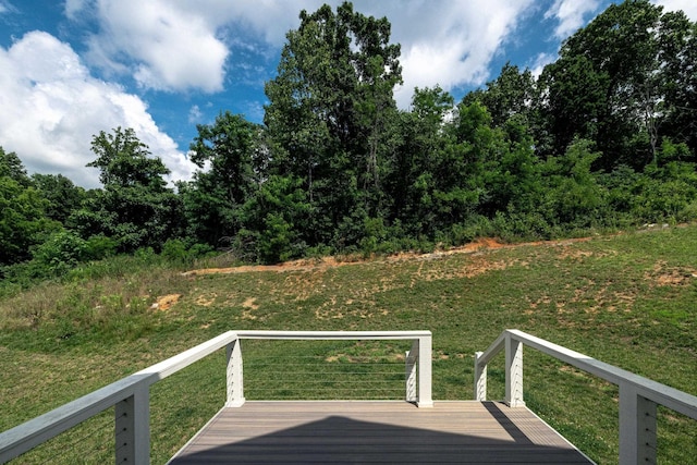 43 Mcilwee Ln, Staunton, VA 24401 - wooden deck with a yard