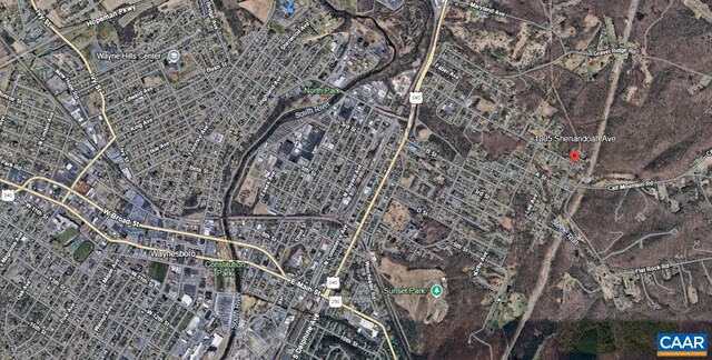 1805 Shenandoah Ave, Waynesboro, VA 22980 - aerial map of property and surrounding area