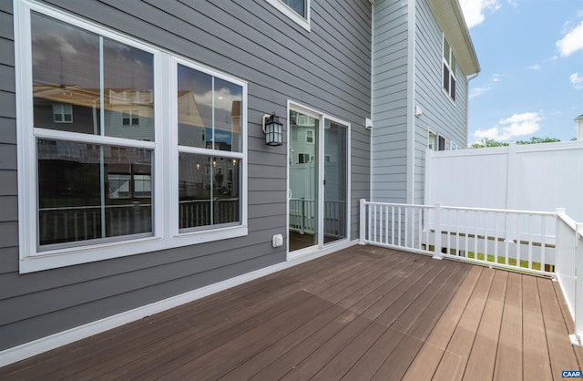 4454 Alston St, Crozet, VA 22932 - view of wooden deck