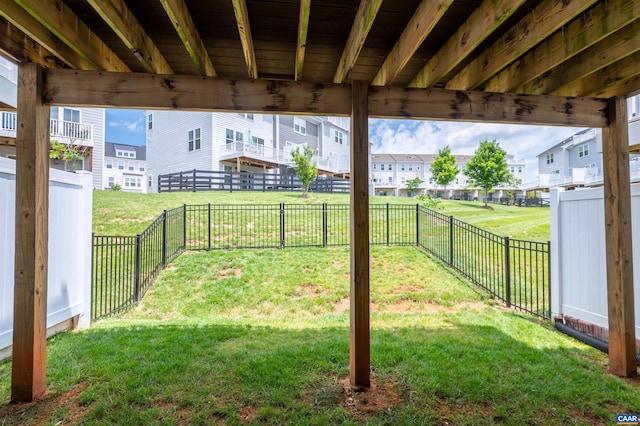 4454 Alston St, Crozet, VA 22932 - fenced backyard featuring a residential view