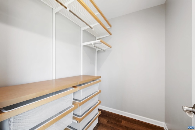 4454 Alston St, Crozet, VA 22932 - spacious closet featuring wood finished floors