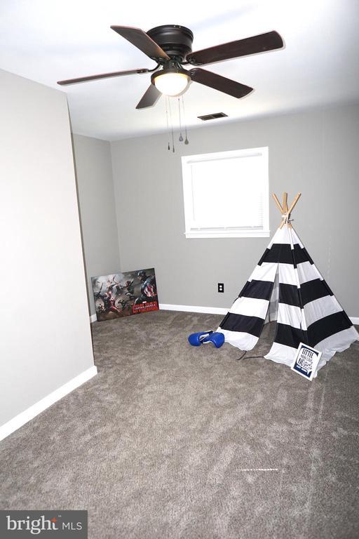7435 Courthouse Rd, Spotsylvania, VA 22551 - playroom featuring carpet, a ceiling fan, and baseboards