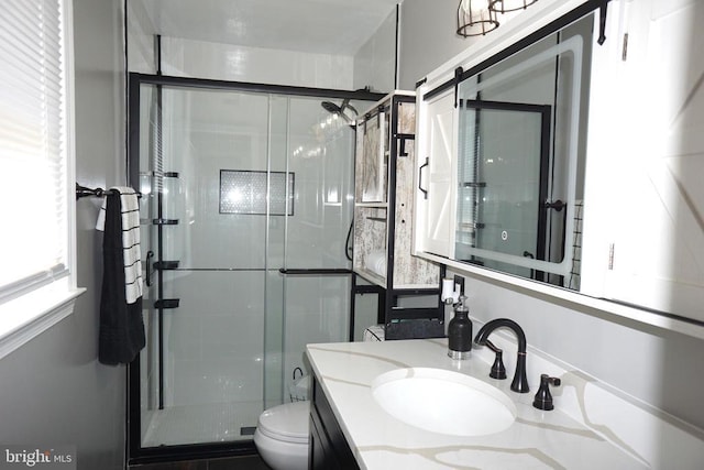 7435 Courthouse Rd, Spotsylvania, VA 22551 - full bath with vanity, toilet, and a shower stall