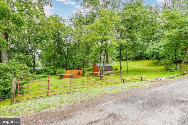 9071 Old Culpeper Rd, Warrenton, VA 20186 - view of yard with an outbuilding