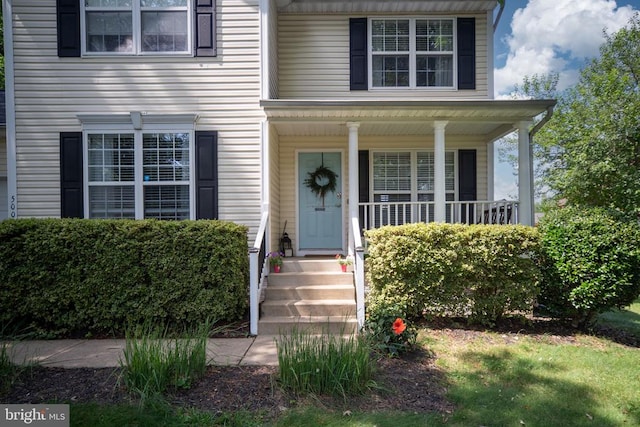 5008 Blake Dr, Fredericksburg, VA 22407 - view of front of property featuring a porch