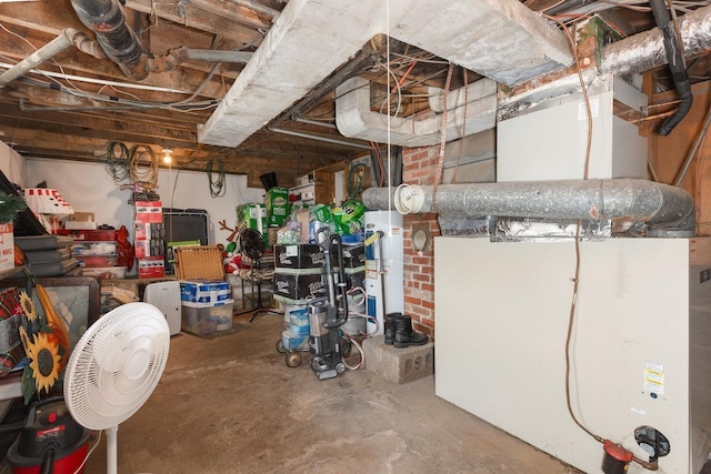 310 Spotswood Ave E, Elkton, VA 22827 - unfinished basement with water heater