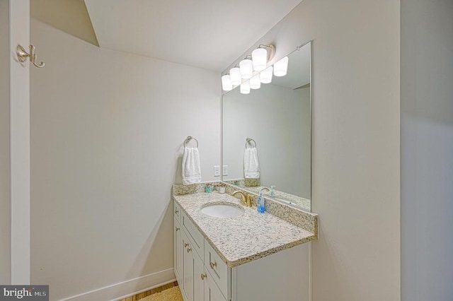 5220 Wyndemere Cir, Mineral, VA 23117 - bathroom featuring vanity and baseboards