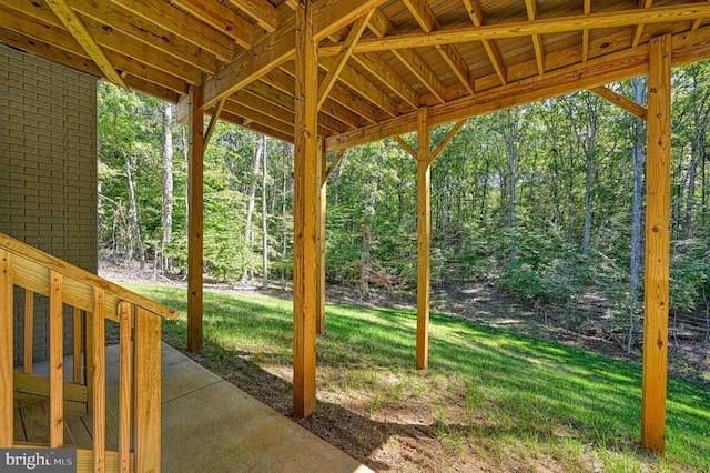 5220 Wyndemere Cir, Mineral, VA 23117 - view of grassy yard with a forest view