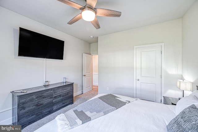 5220 Wyndemere Cir, Mineral, VA 23117 - carpeted bedroom featuring baseboards and ceiling fan