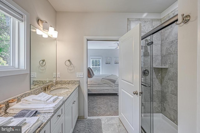5220 Wyndemere Cir, Mineral, VA 23117 - ensuite bathroom with vanity and a stall shower