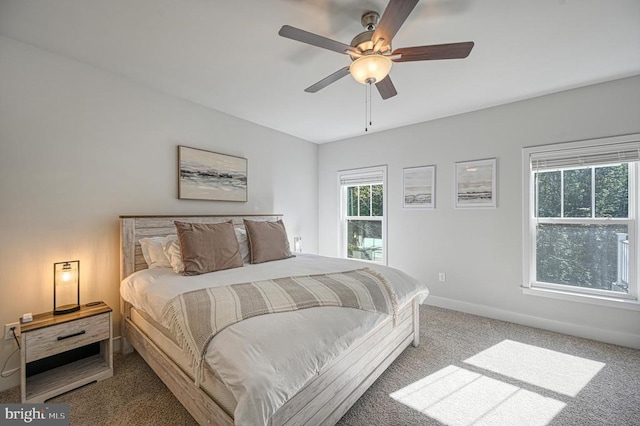 5220 Wyndemere Cir, Mineral, VA 23117 - carpeted bedroom featuring baseboards and a ceiling fan