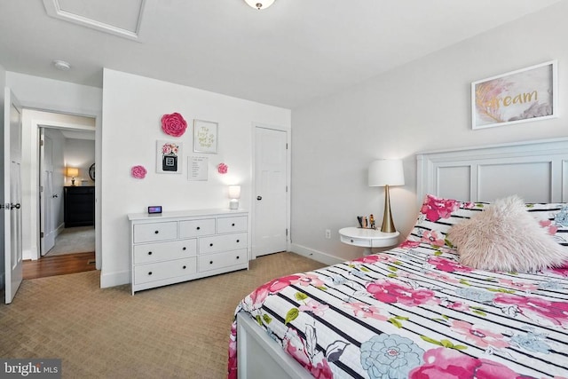 10901 Brandermill Park, Spotsylvania, VA 22551 - bedroom with light colored carpet and attic access