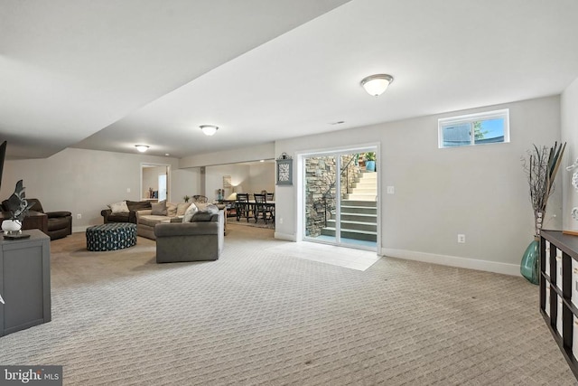 10901 Brandermill Park, Spotsylvania, VA 22551 - carpeted living area with baseboards
