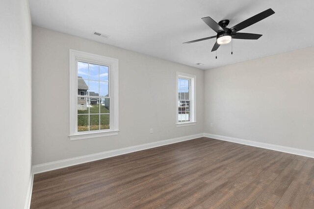 LOT155 Langley Dr, Waynesboro, VA 22980 - unfurnished room featuring dark wood-type flooring, baseboards, and a ceiling fan