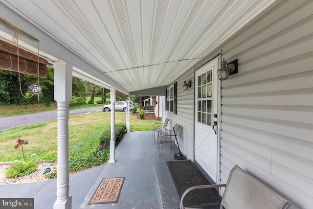 234 Landon Ln, Orange, VA 22960 - view of patio with a porch