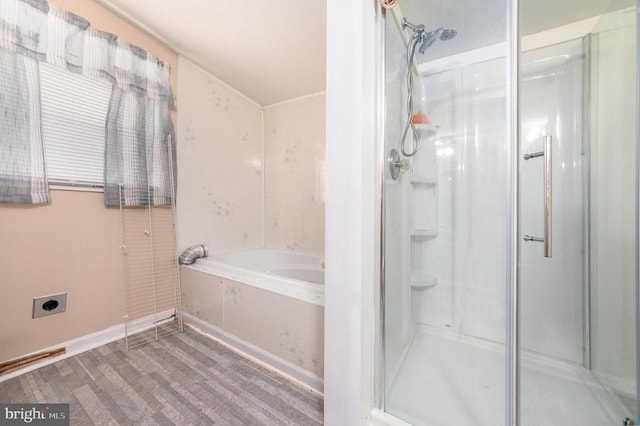 234 Landon Ln, Orange, VA 22960 - full bathroom featuring a shower stall and a bath