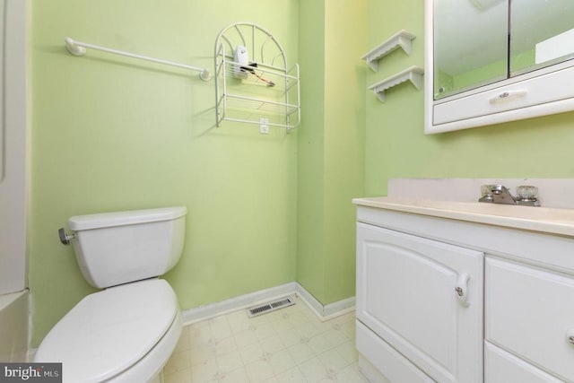 234 Landon Ln, Orange, VA 22960 - bathroom featuring baseboards, toilet, and vanity