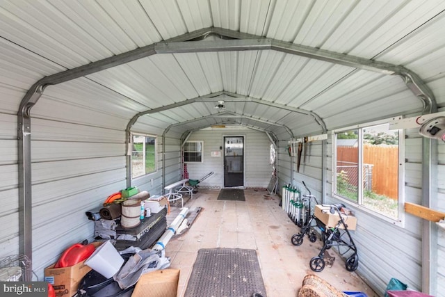 234 Landon Ln, Orange, VA 22960 - garage with fence