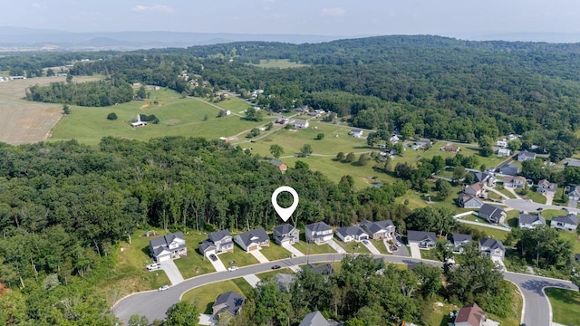 4125 Romney Ct, Rockingham, VA 22802 - aerial view of property and surrounding area with a forest