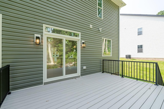 4125 Romney Ct, Rockingham, VA 22802 - deck featuring a lawn