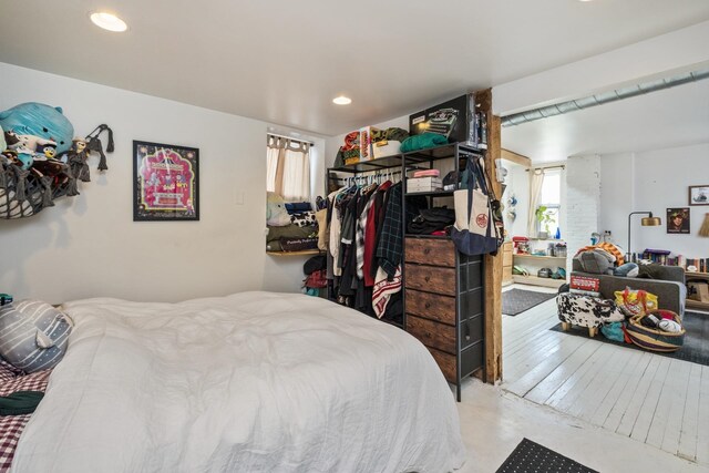 940 Beverley St W, Staunton, VA 24401 - bedroom featuring concrete floors and recessed lighting