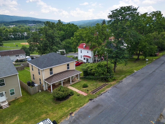 832 Grayson Ave, Waynesboro, VA 22980 - bird's eye view of a mountainous background
