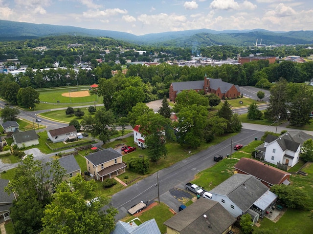 832 Grayson Ave, Waynesboro, VA 22980 - aerial view of residential area featuring a mountainous background