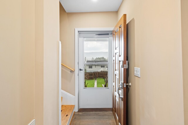 832 Grayson Ave, Waynesboro, VA 22980 - doorway with wood finished floors and baseboards