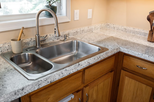 832 Grayson Ave, Waynesboro, VA 22980 - kitchen view of brown cabinets and light countertops