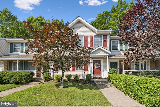 9839 Dominion Forest Cir, Fredericksburg, VA 22408 - view of property with a front yard