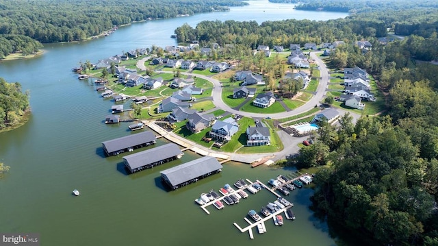45 Sunset Loop, Mineral, VA 23117 - view of property location featuring a forest and a nearby body of water