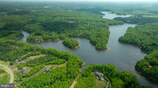 8537 Highclere Ln, Spotsylvania, VA 22553 - aerial view of a nearby body of water and a forest