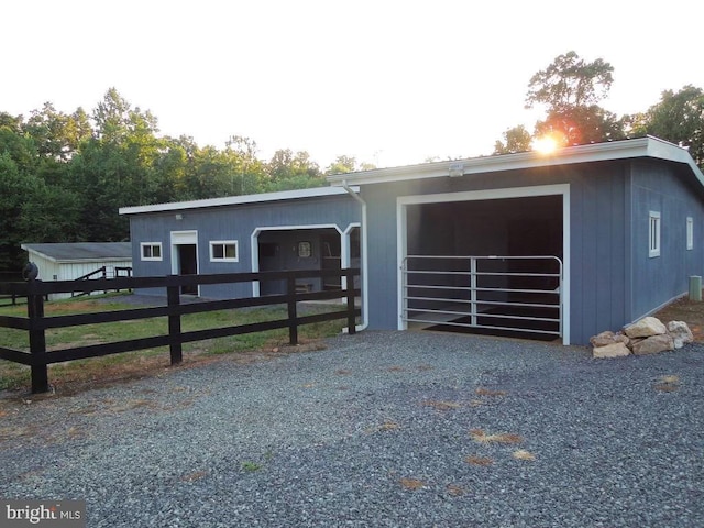 409 Cook Mountain Dr, Brightwood, VA 22715 - view of front of home with an exterior structure and an outdoor structure