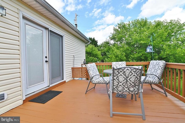220 Airstrip Rd, Luray, VA 22835 - deck featuring outdoor dining area