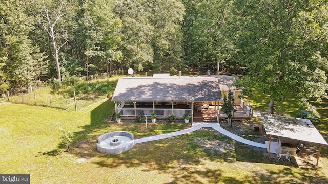 31055 Lumber Rd, Locust Grove, VA 22508 - view from above of property