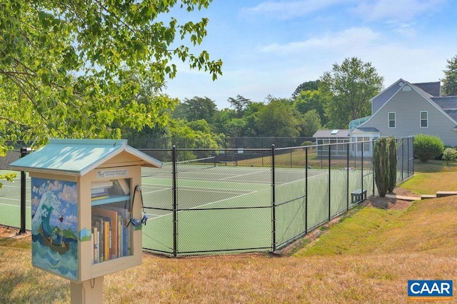5031 Clearfields Ct, Crozet, VA 22932 - view of tennis court