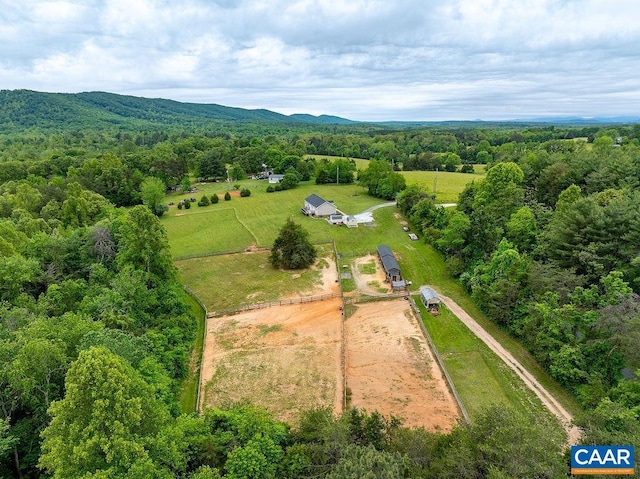 763 Findlay Mountain Rd, Shipman, VA 22971 - overview of rural landscape featuring a forest