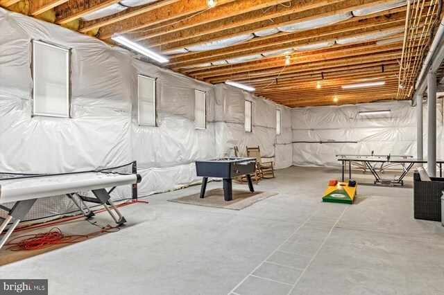 7610 Downstream Ct, Fredericksburg, VA 22408 - view of unfinished basement