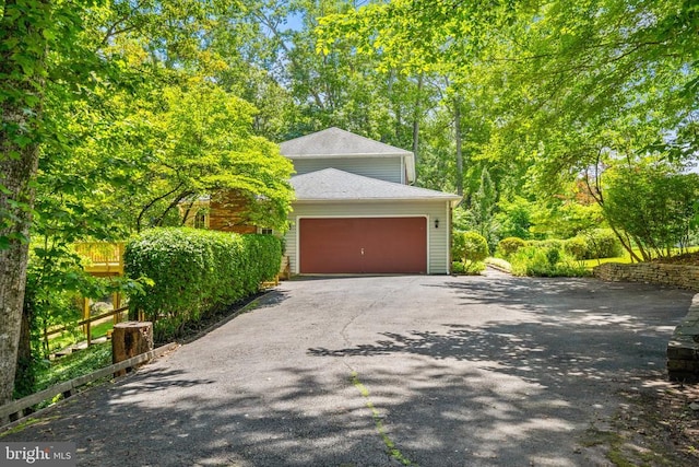  - garage with driveway